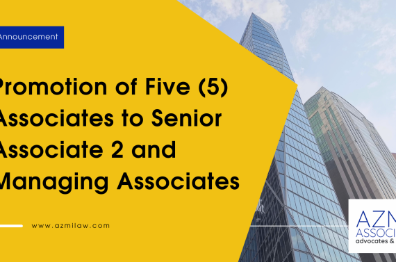 Promotion of Five (5) Associates to Senior Associate 2 and Managing Associates