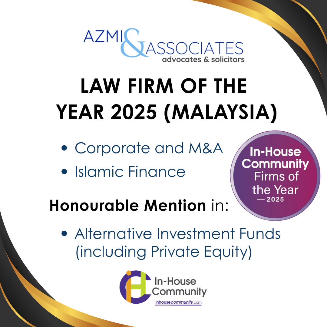 Azmi & Associates Named “Law Firms of the Year 2025 (Malaysia)” by IHC⁣⁣