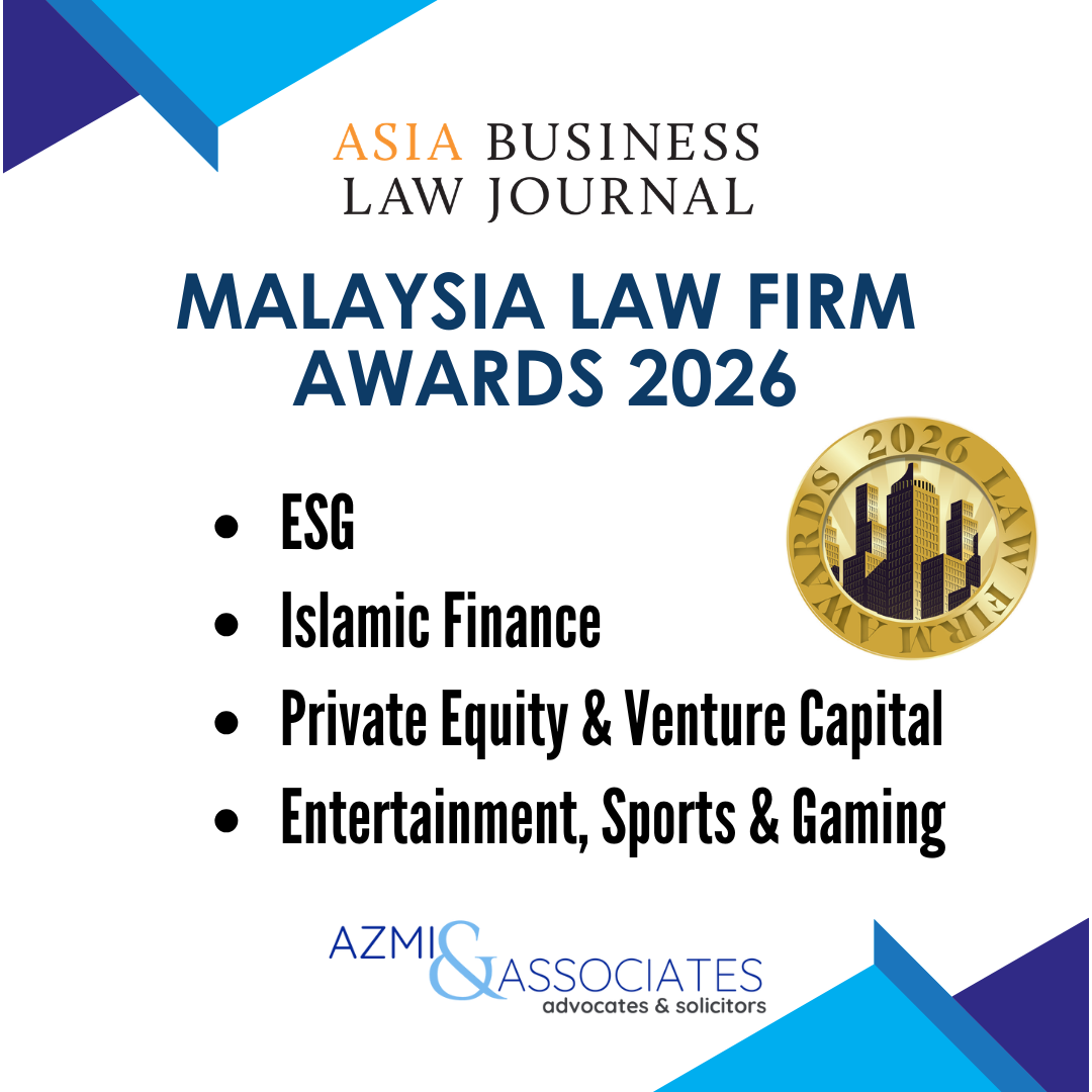 Azmi & Associates Honoured at Asia Business Law Journal’s Malaysia Law Firm Awards 2026⁣⁣