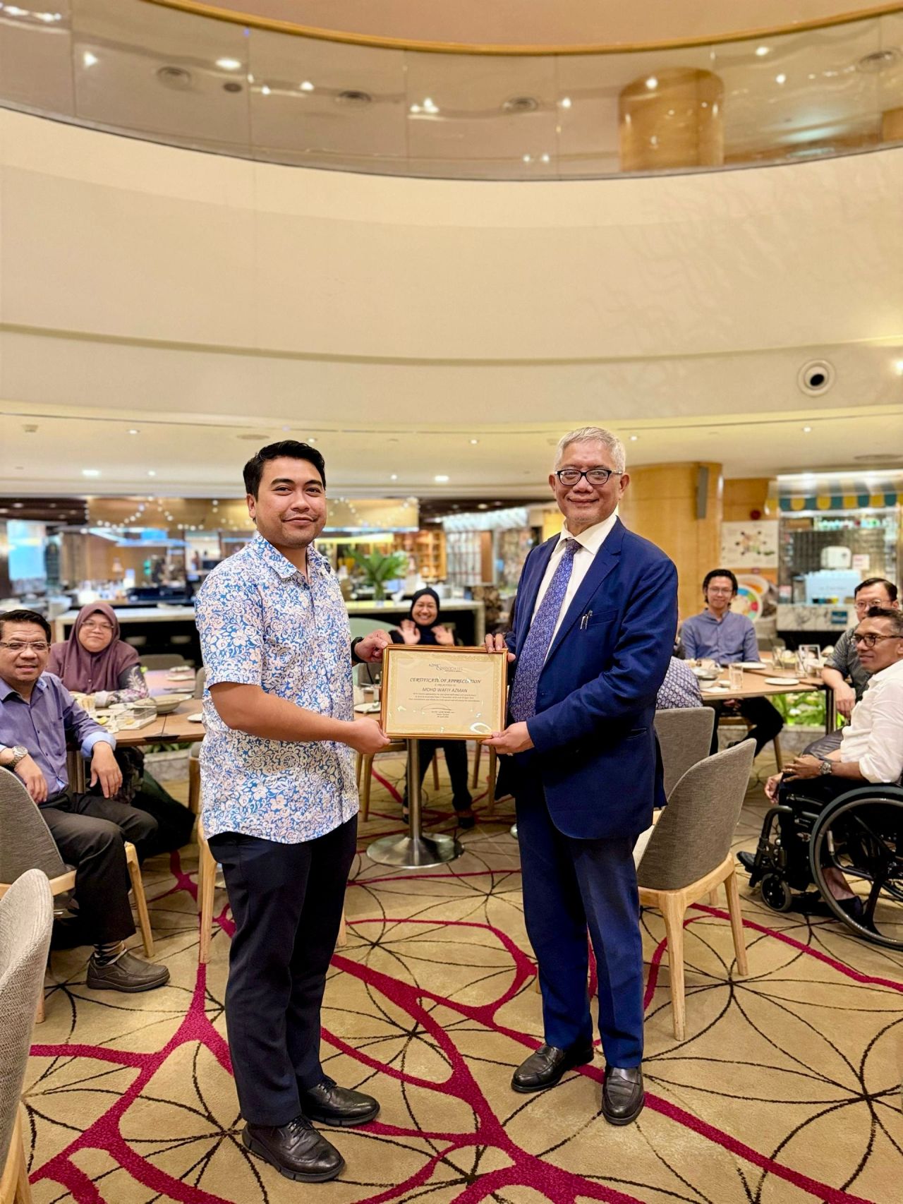 Farewell and Best Wishes to Wafiy Azman